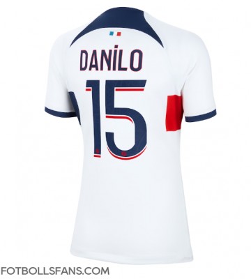 Paris Saint-Germain Danilo Pereira #15 Replika Bortatröja Damer 2023-24 Kortärmad